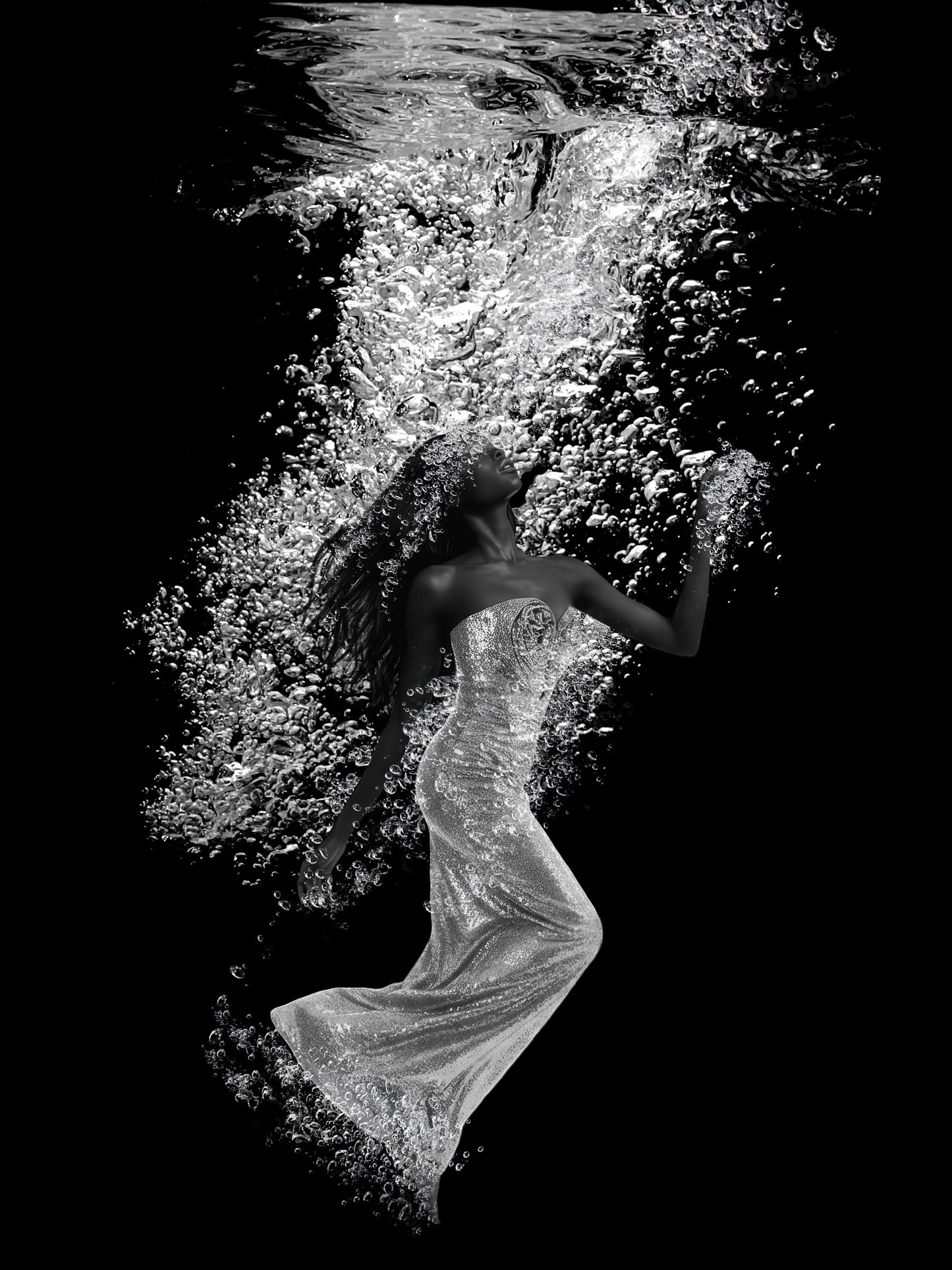 SIREN 3 | Limited Edition Fine Art Metal Print – Sirens Series by Carla Pivonski